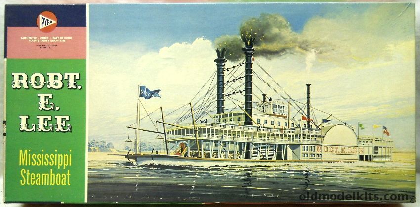Pyro 1/163 Robert E. Lee Mississippi Steamboat, 237-795 plastic model kit